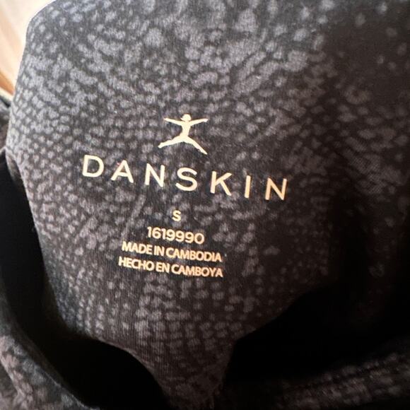 Danskin leggings black snakeskin print size small - Picture 4 of 6